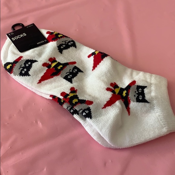 Forever 21 Accessories - New Forever 21 Superhero Cat Ankle Socks